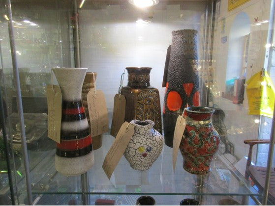 Justin Time, Justin Pike joins Top Banana Antiques with his mid century ceramics