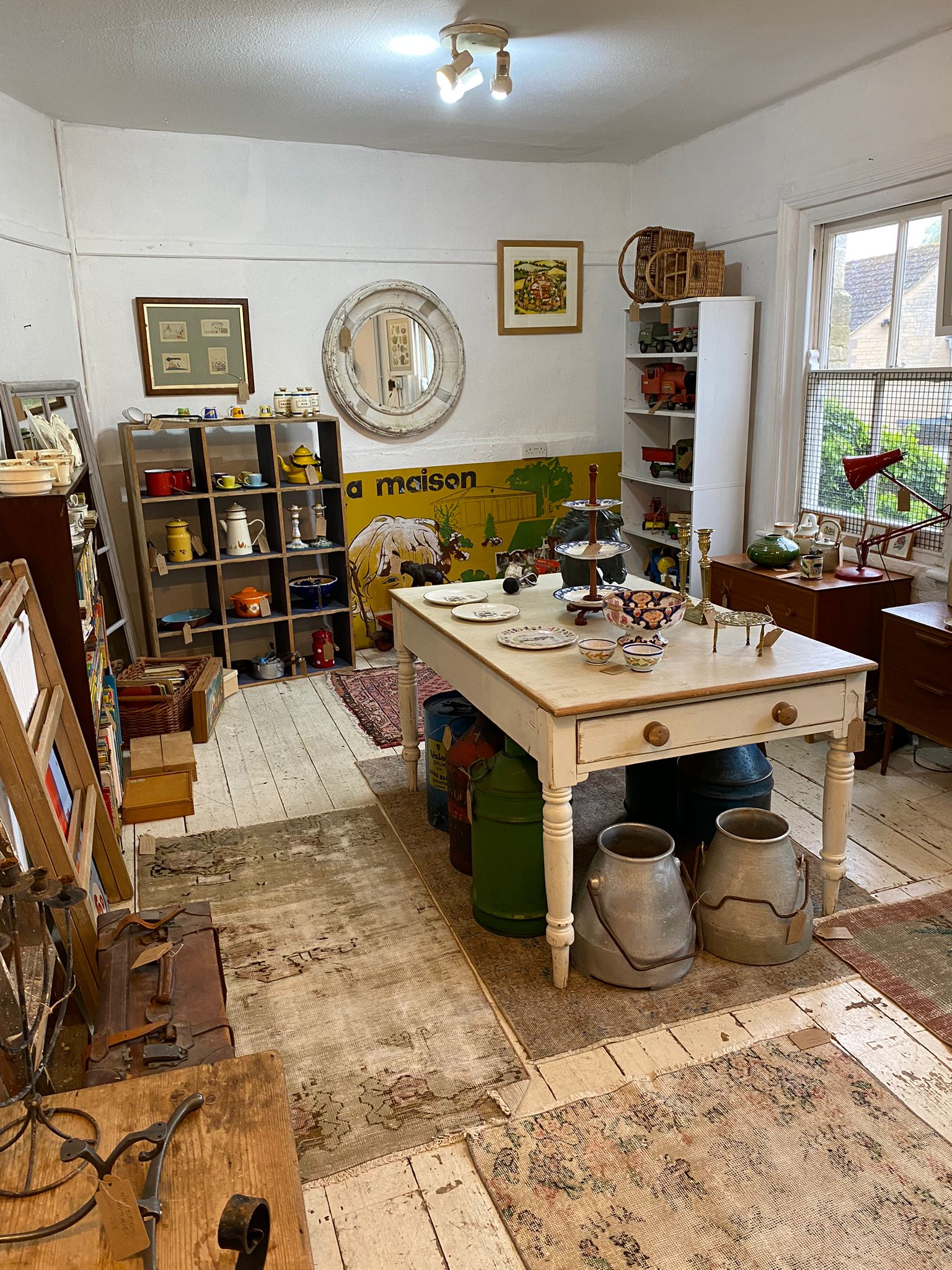 White Room Antiques takes up Ark Angels old room.