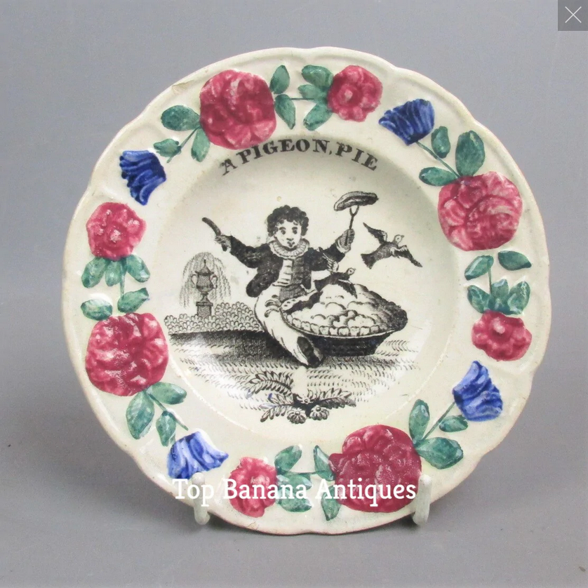 Pigeon Pie and many other name and motto plates great thing to collect