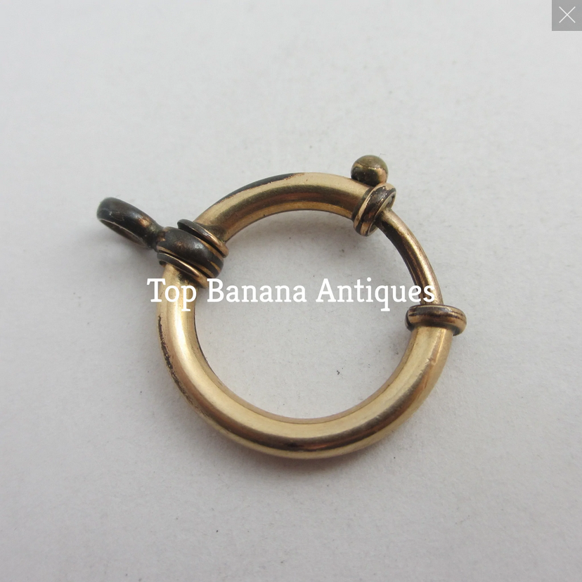 Necklace broken, bracelet clasp snapped. Look in our 'Findings' section