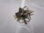18K Gold Platinum Diamond And Sapphire Floral Ring Vintage c1980