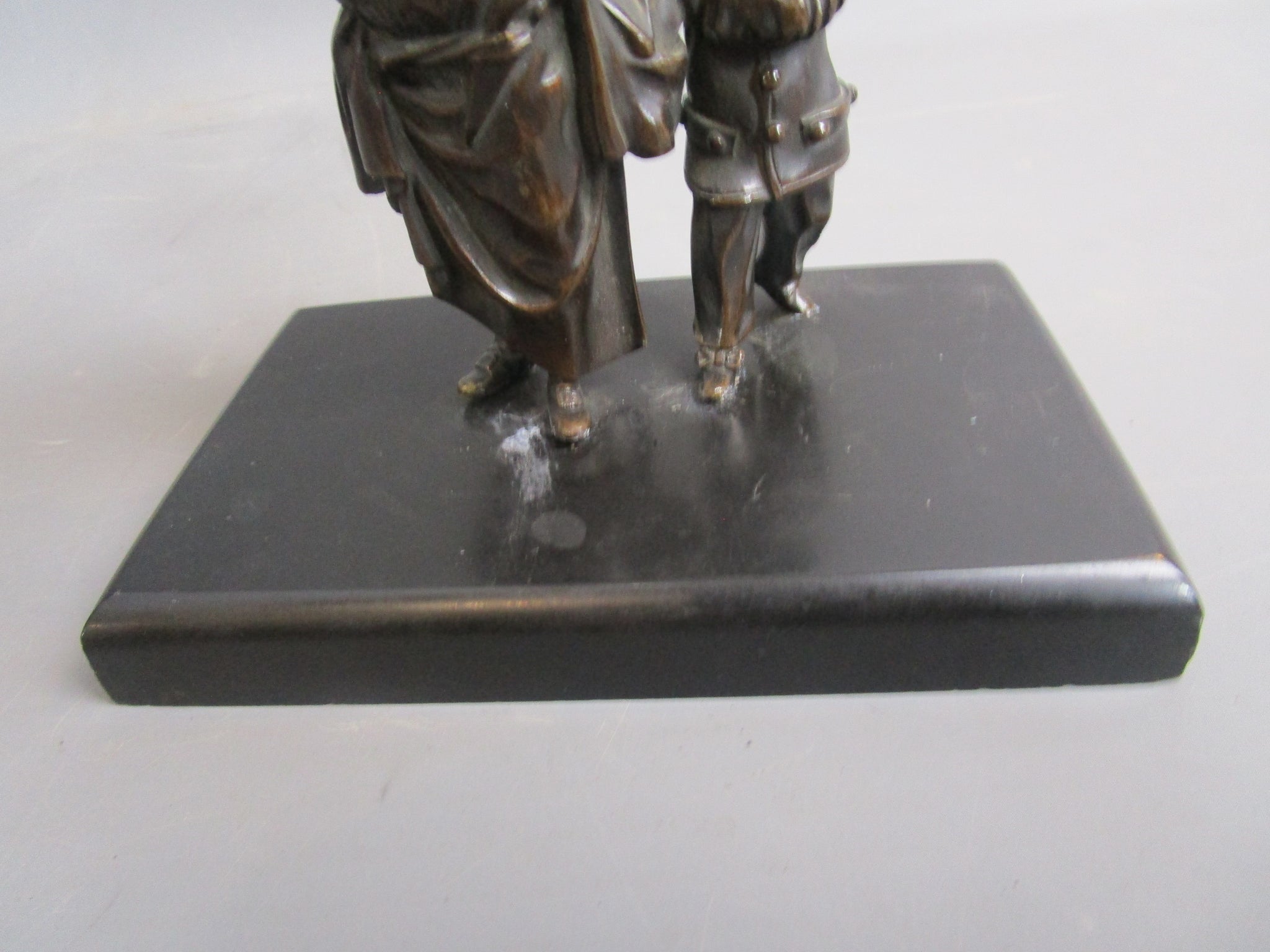 19th Century Dutch Bronze The Pick Pocket Figurine Antique Victorian c1840