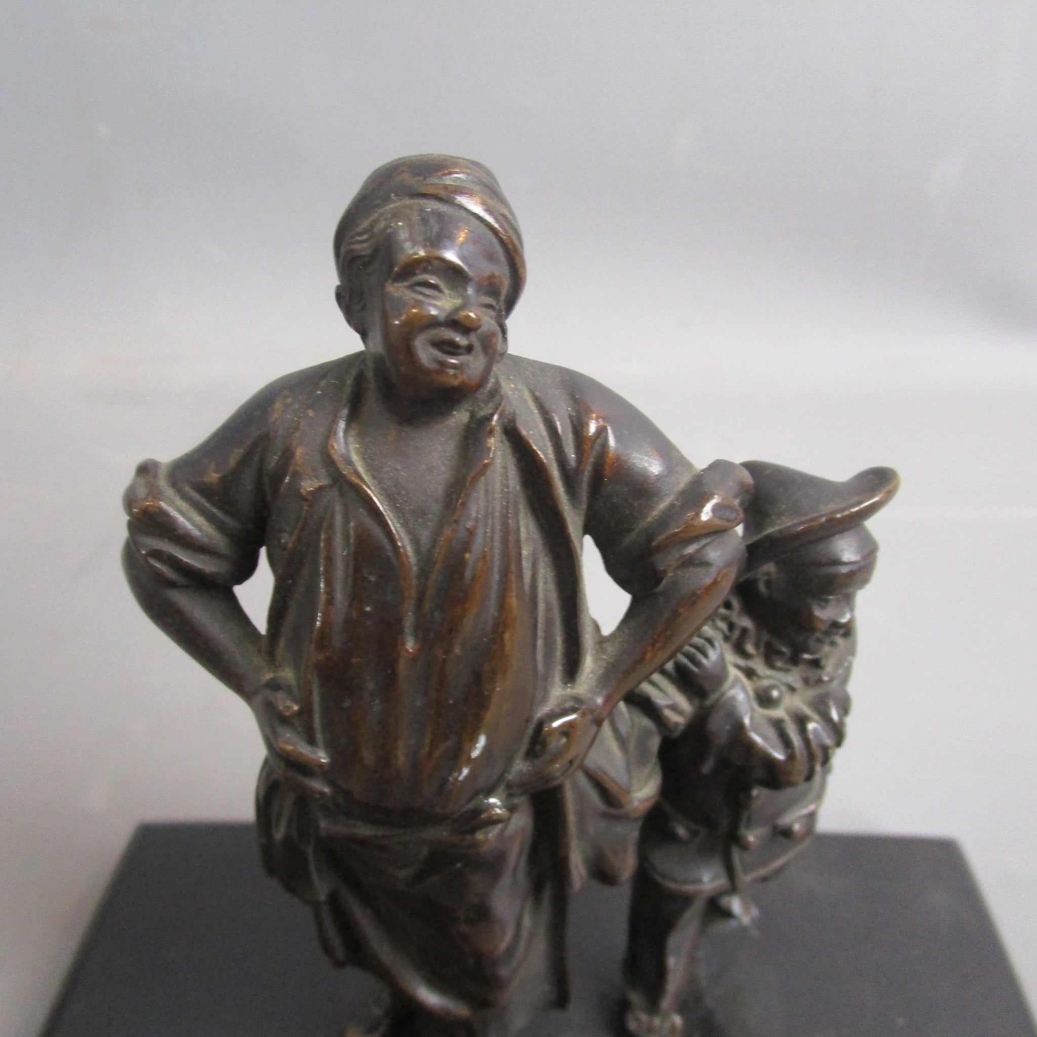 19th Century Dutch Bronze The Pick Pocket Figurine Antique Victorian c1840