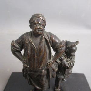 19th Century Dutch Bronze The Pick Pocket Figurine Antique Victorian c1840