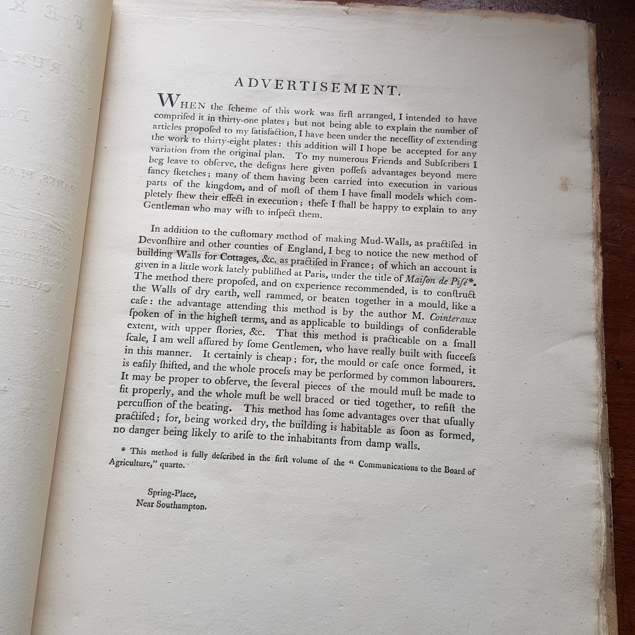 Ferme Ornee Or Rural Improvements A Series Of Domestic And Ornamental Designs Book Antique Circa 1800