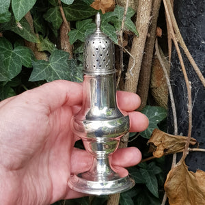 Sterling Silver Urn Pattern Muffiner Shaker Table Caster Antique Georgian London Circa 1793