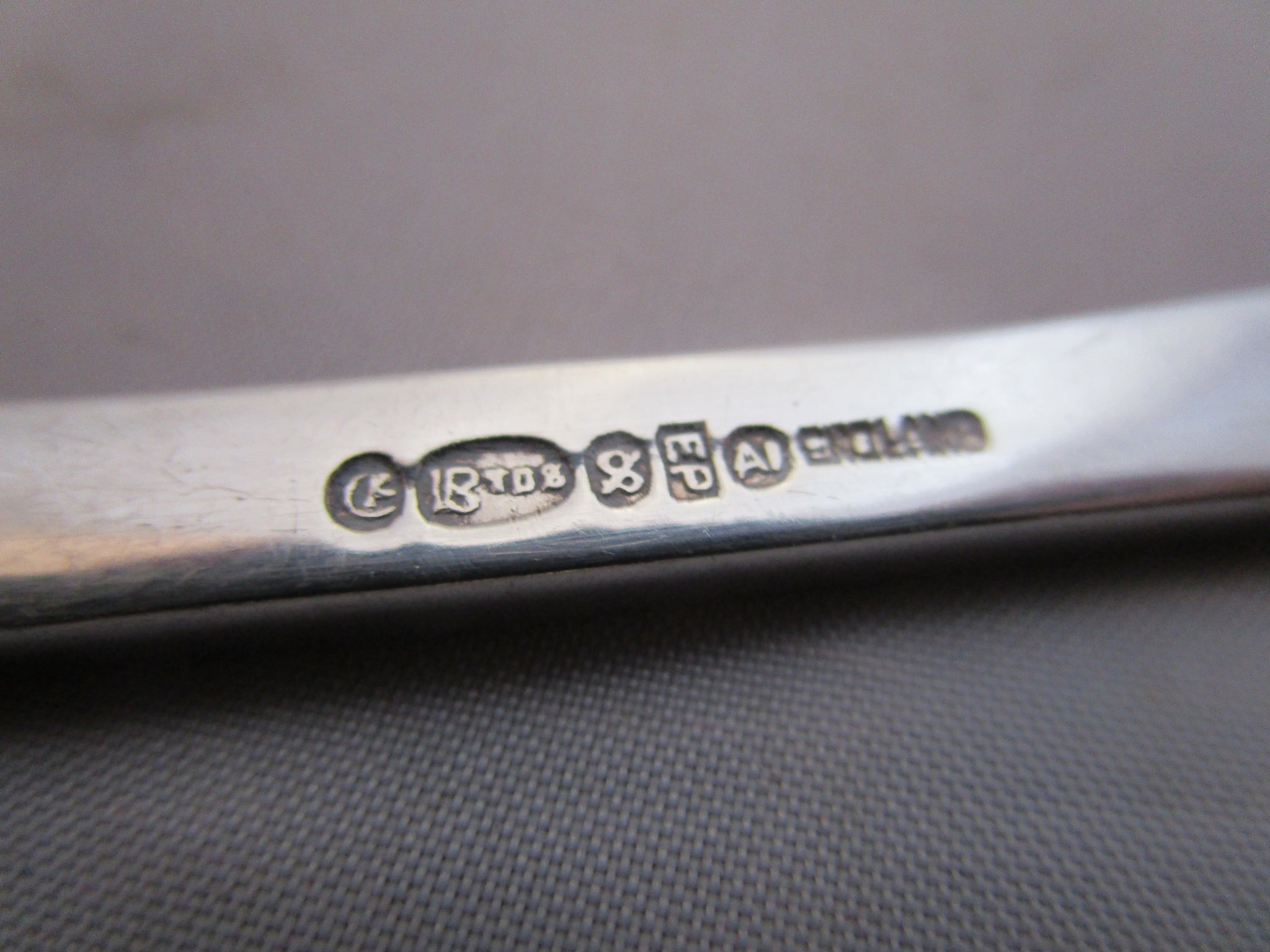 A1 Silver Plate Marrow Spoon Antique Victorian c1890