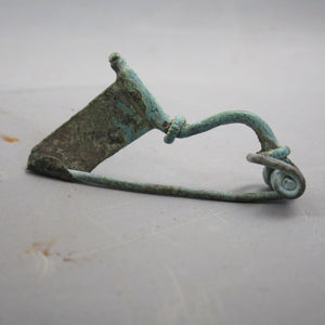 Ancient Roman Bow Brooch Pin Intact 4th Century A.D.