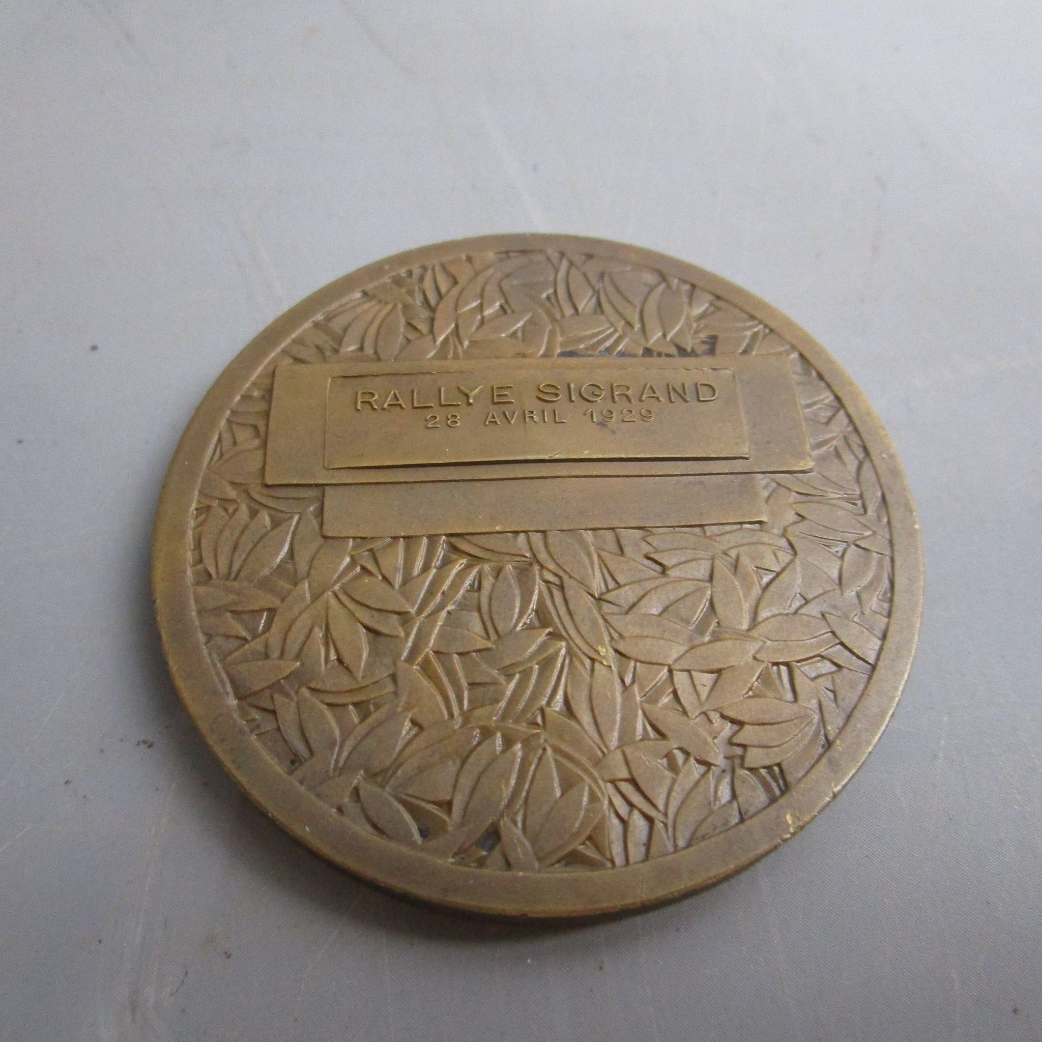 Antique Bronze Medallion Handel Festival Centenary Crystal Palace Performer Named Antique c1859