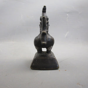 Asian Official Opium Or Gold Trade Weight Large Size Antique Victorian 1840