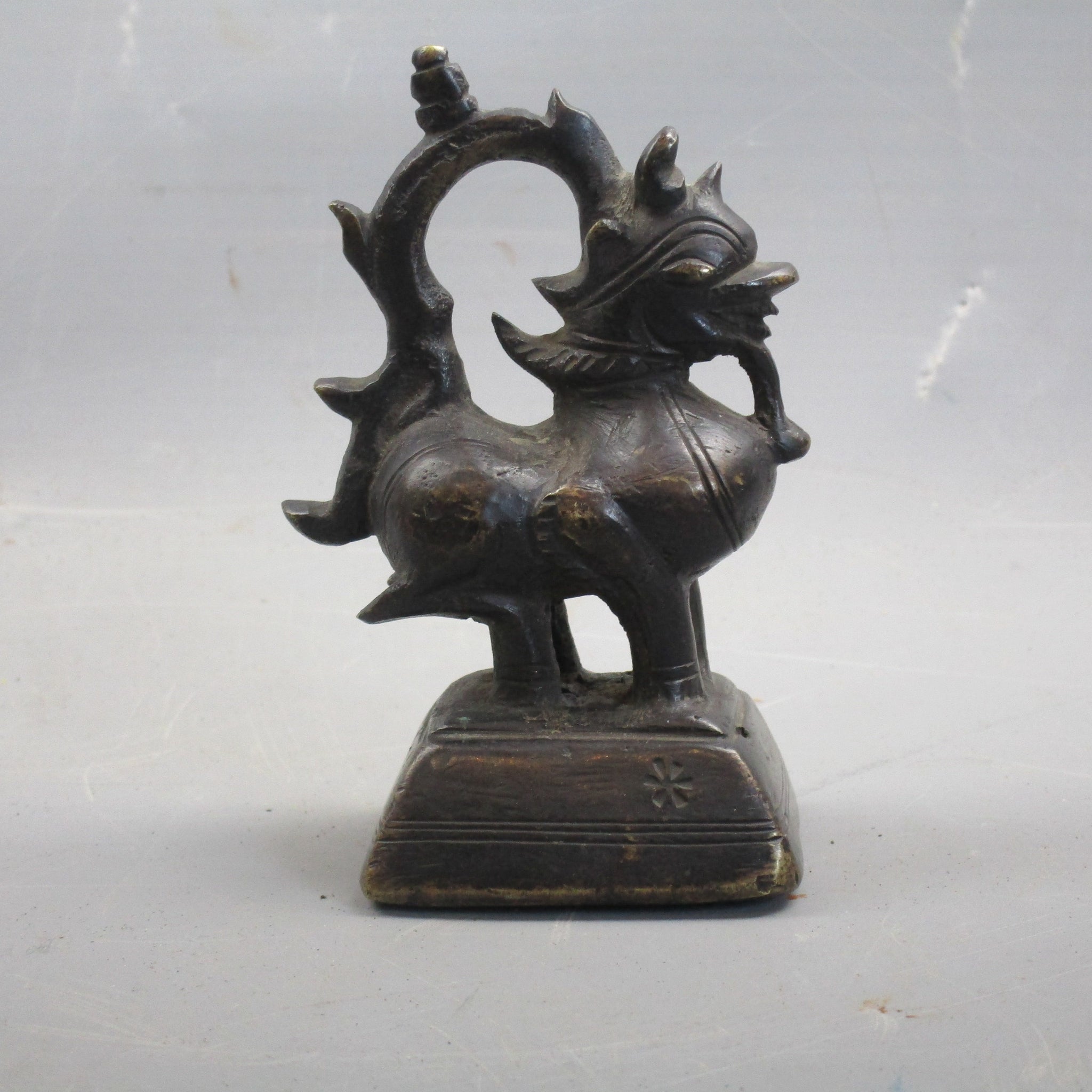 Asian Official Opium Or Gold Trade Weight Large Size Antique Victorian 1840