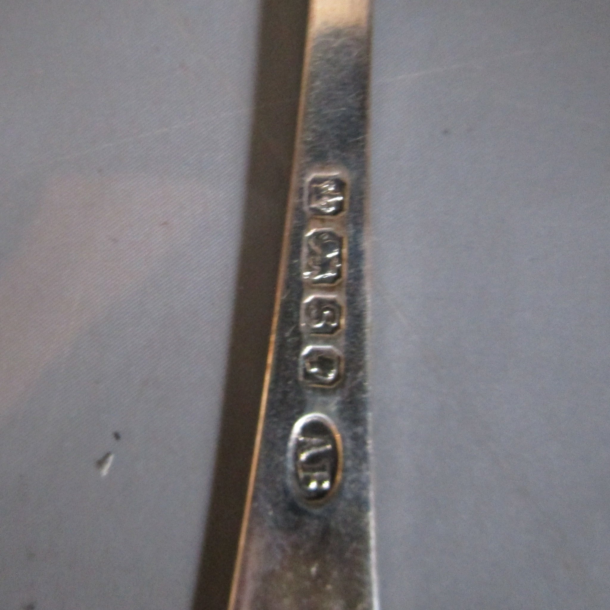 Boxed Sterling Silver Spoons And Tongs Antique Victorian Sheffield 1885