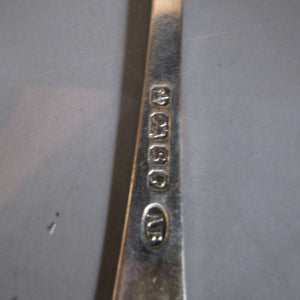Boxed Sterling Silver Spoons And Tongs Antique Victorian Sheffield 1885