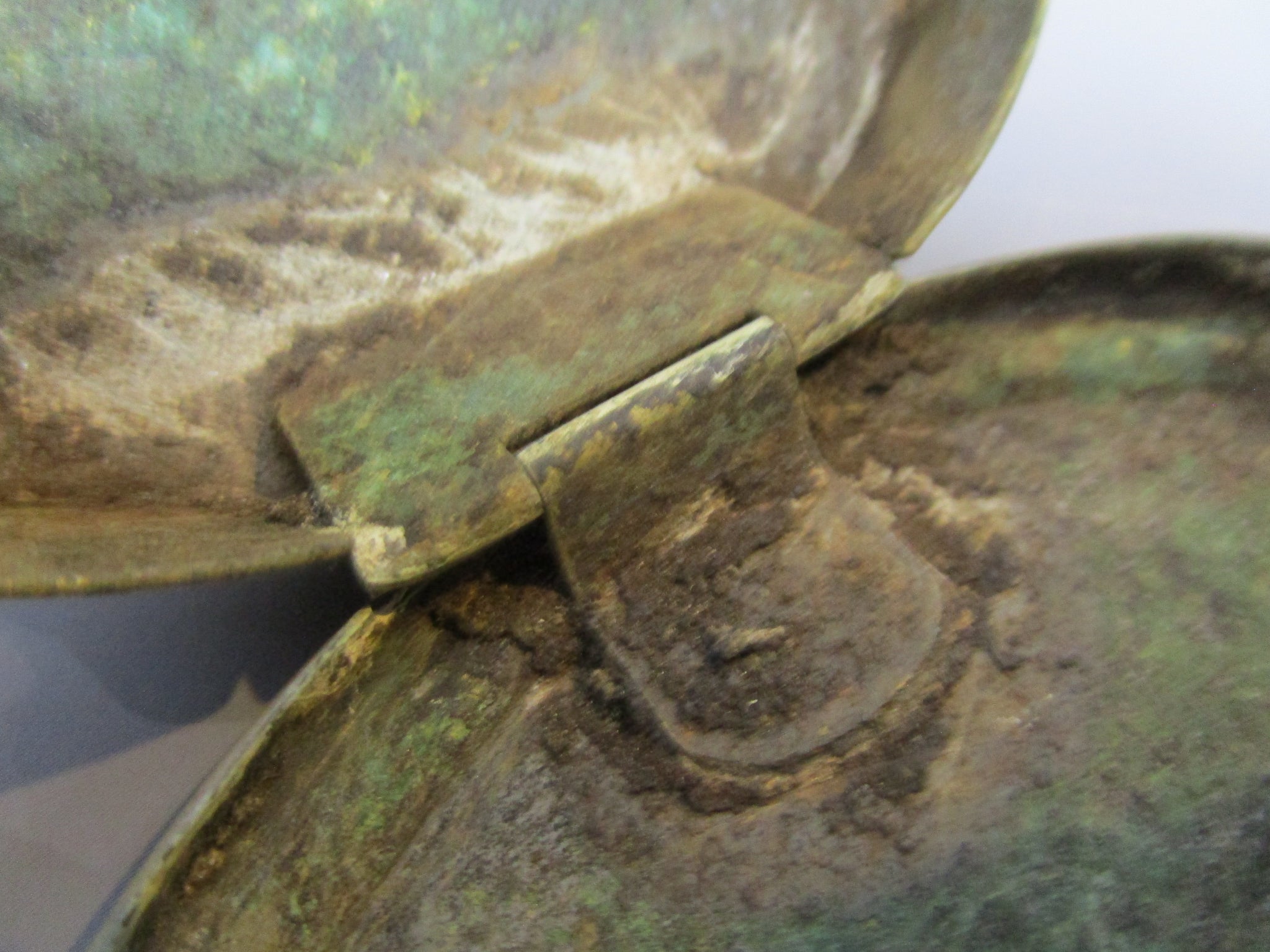 Brass Miners Snuff Box Antique Edwardian Workington 1910