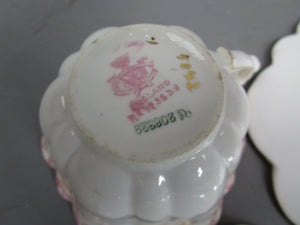 Bone China Charles Wileman Trailing Ivy Trio Antique Victorian c1891