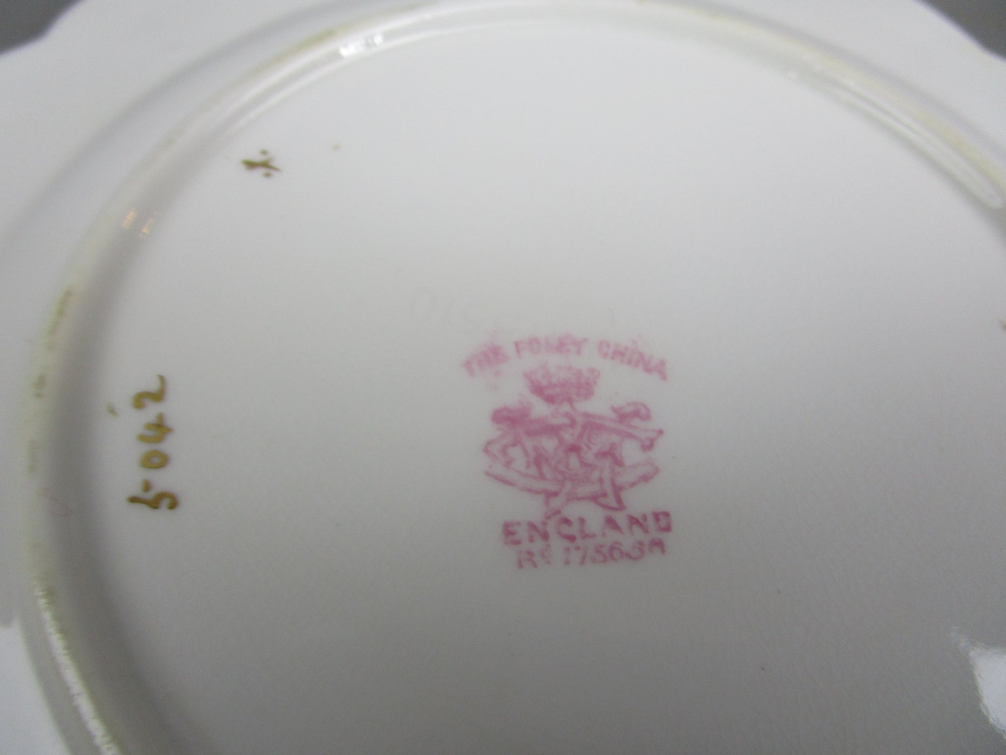 Bone China Charles Wileman Trailing Ivy Trio Antique Victorian c1891