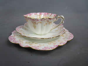 Bone China Charles Wileman Trailing Ivy Trio Antique Victorian c1891