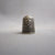 Continental sterling Silver Thimble With Vacant Shield Cartouche Antique Victorian c1885