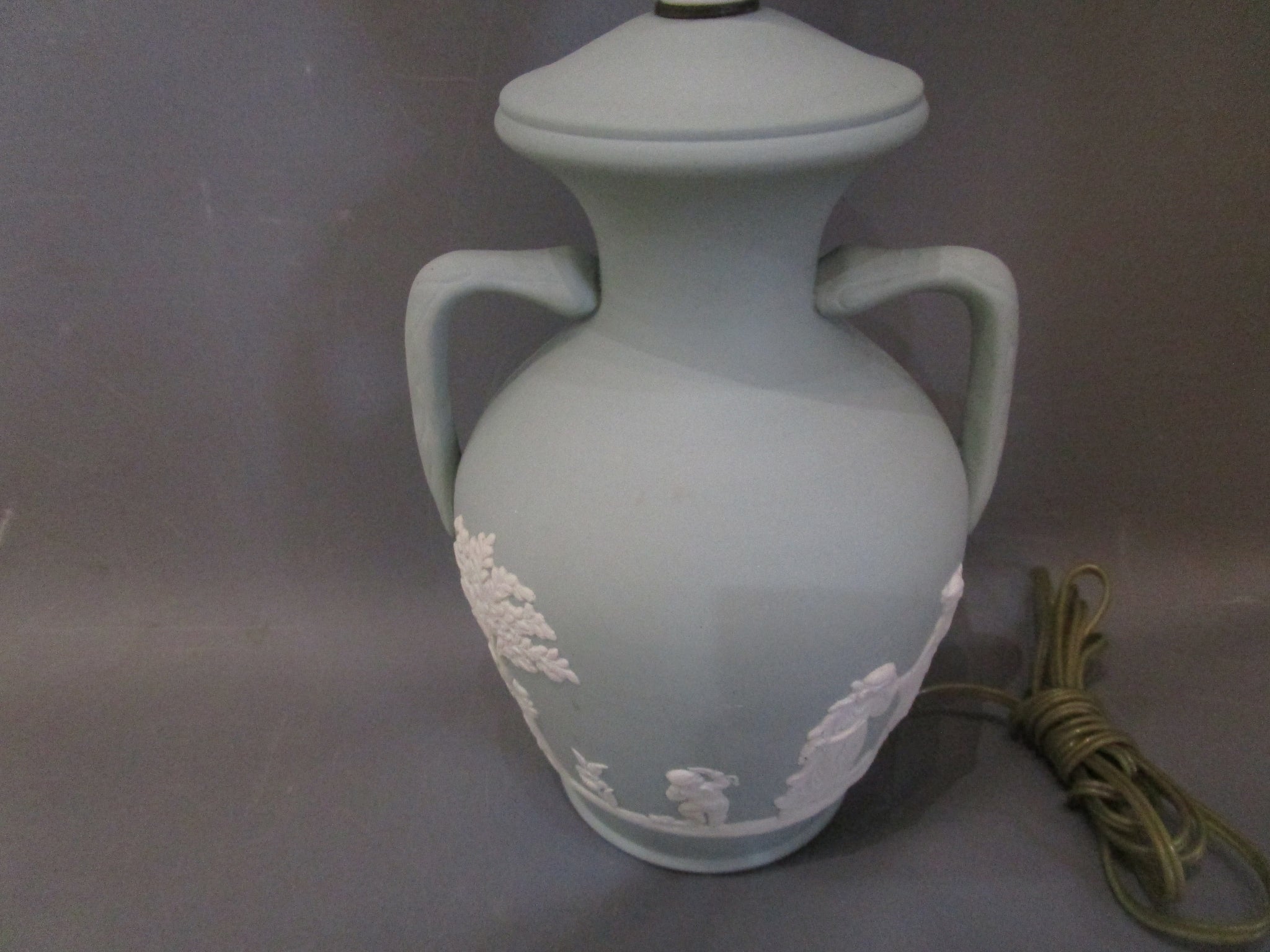 Dudson Brothers Hanley Jasper Ware Lamp Base Antique Victorian c1890