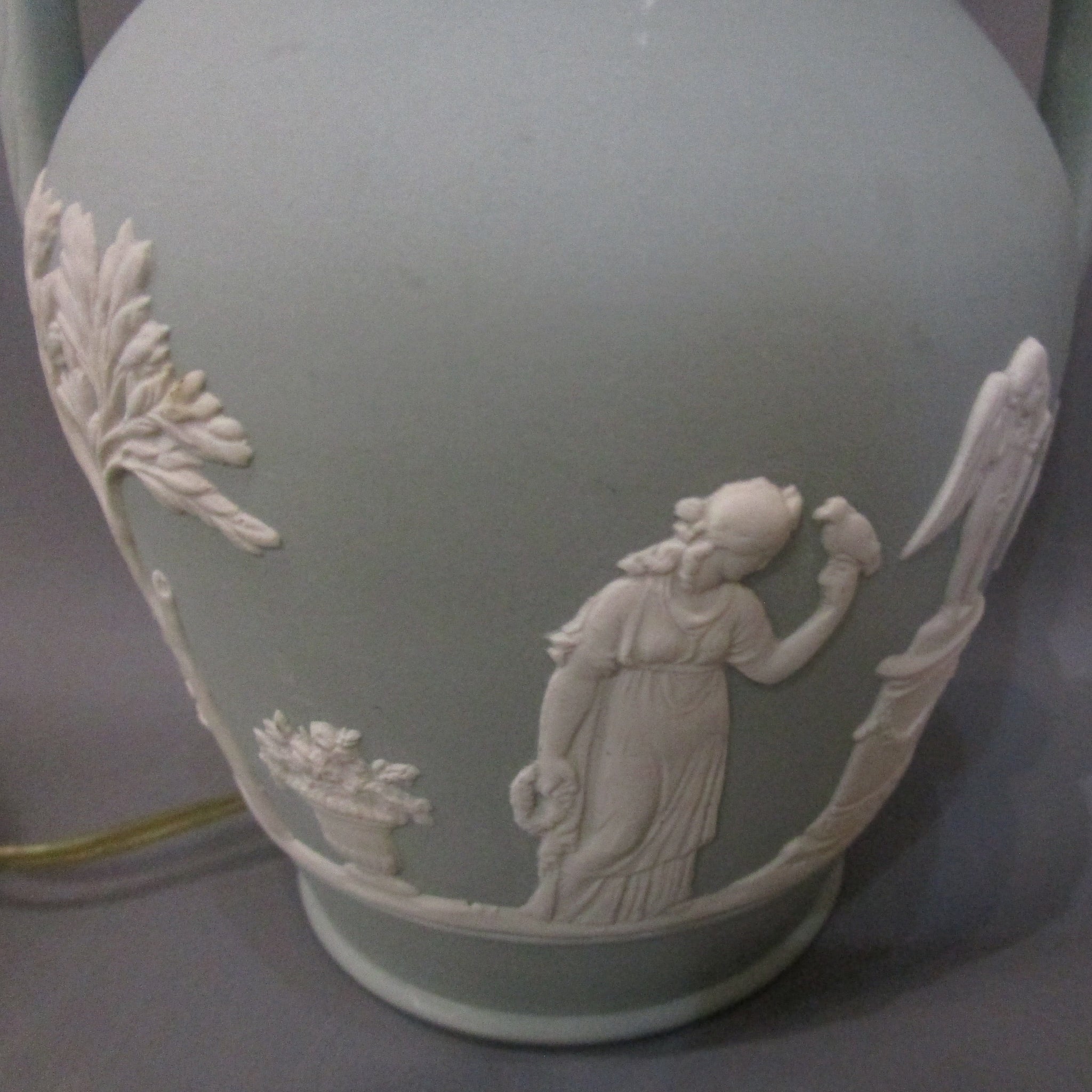 Dudson Brothers Hanley Jasper Ware Lamp Base Antique Victorian c1890