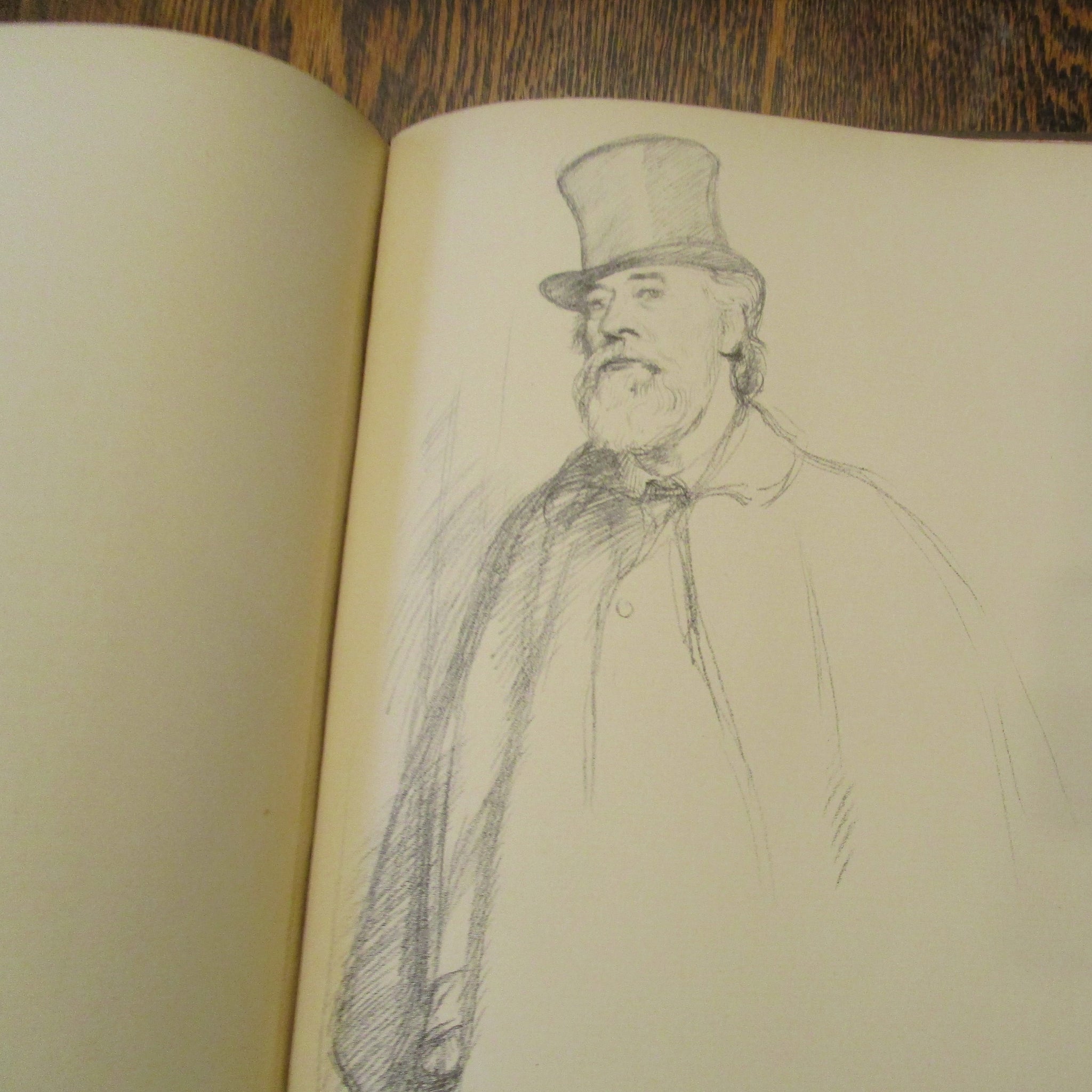 English Portraits Lithographed Drawings By Will Rothenstein Victorian  Antique 1898