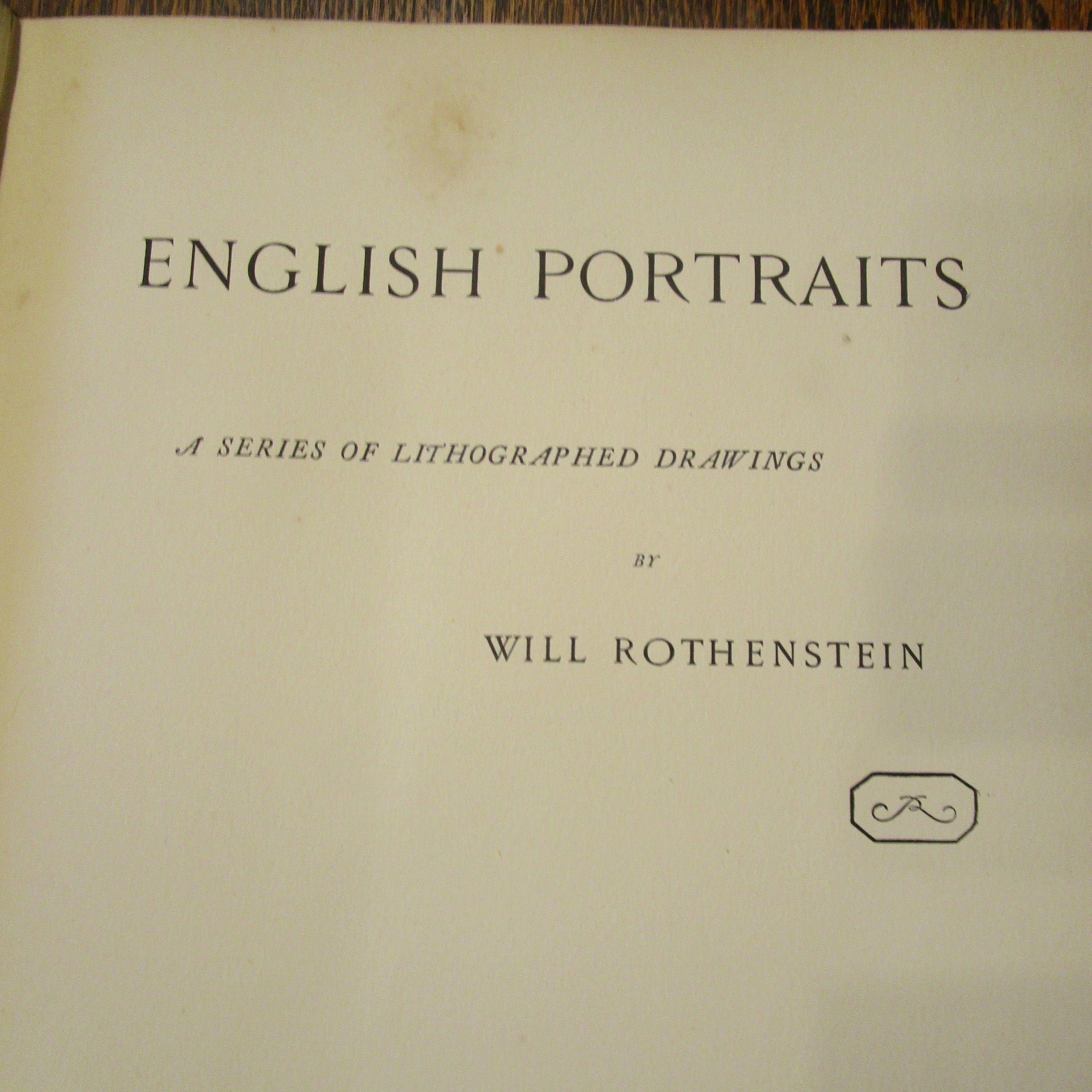 English Portraits Lithographed Drawings By Will Rothenstein Victorian  Antique 1898