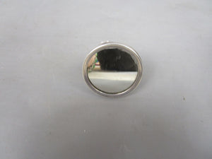 Miniature Sterling Silver Mirror Vintage Sheffield 1986