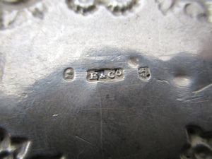 Scottish Sterling Silver Port Decanter Spirit Label Antique Georgian c1830