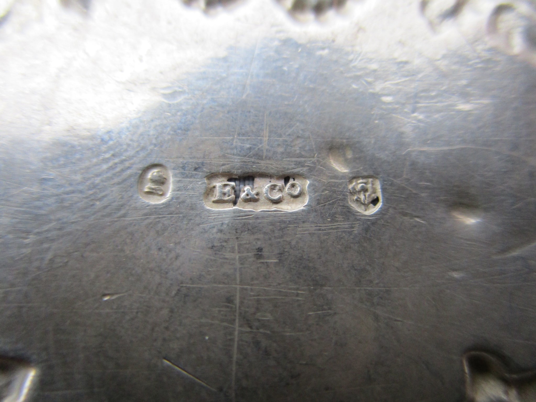 Scottish Sterling Silver Port Decanter Spirit Label Antique Georgian c1830