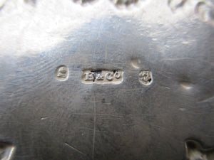 Scottish Sterling Silver Port Decanter Spirit Label Antique Georgian c1830