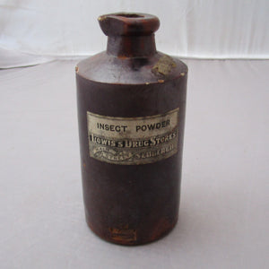 Stoneware Doulton Lambeth Chemist Bottle Antique Victorian c1900