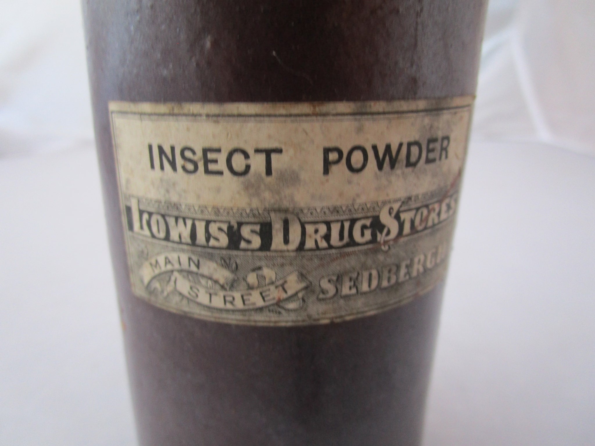 Stoneware Doulton Lambeth Chemist Bottle Antique Victorian c1900