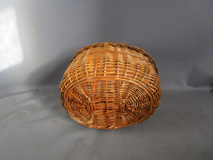 Handcrafted Willow Basket Vintage c1980