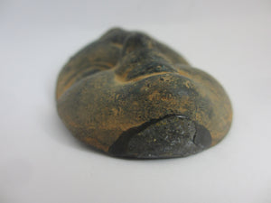 Antique Roman Bronze Face Sculpture