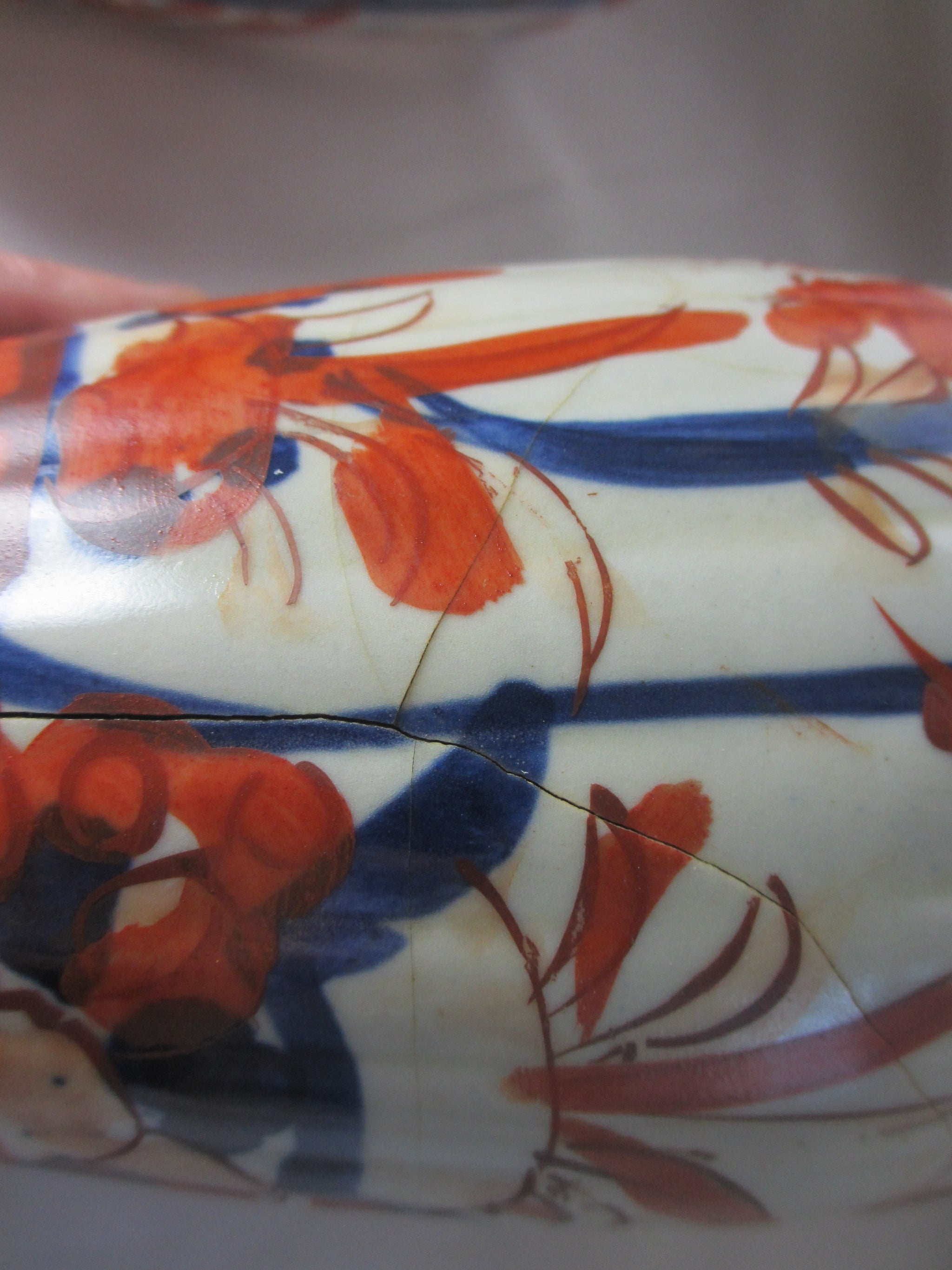 Pair of Japanese Imari Vases Antique c1890