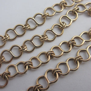 9k Gold Chain Necklace 44.0cm / 17.3" Vintage c1980