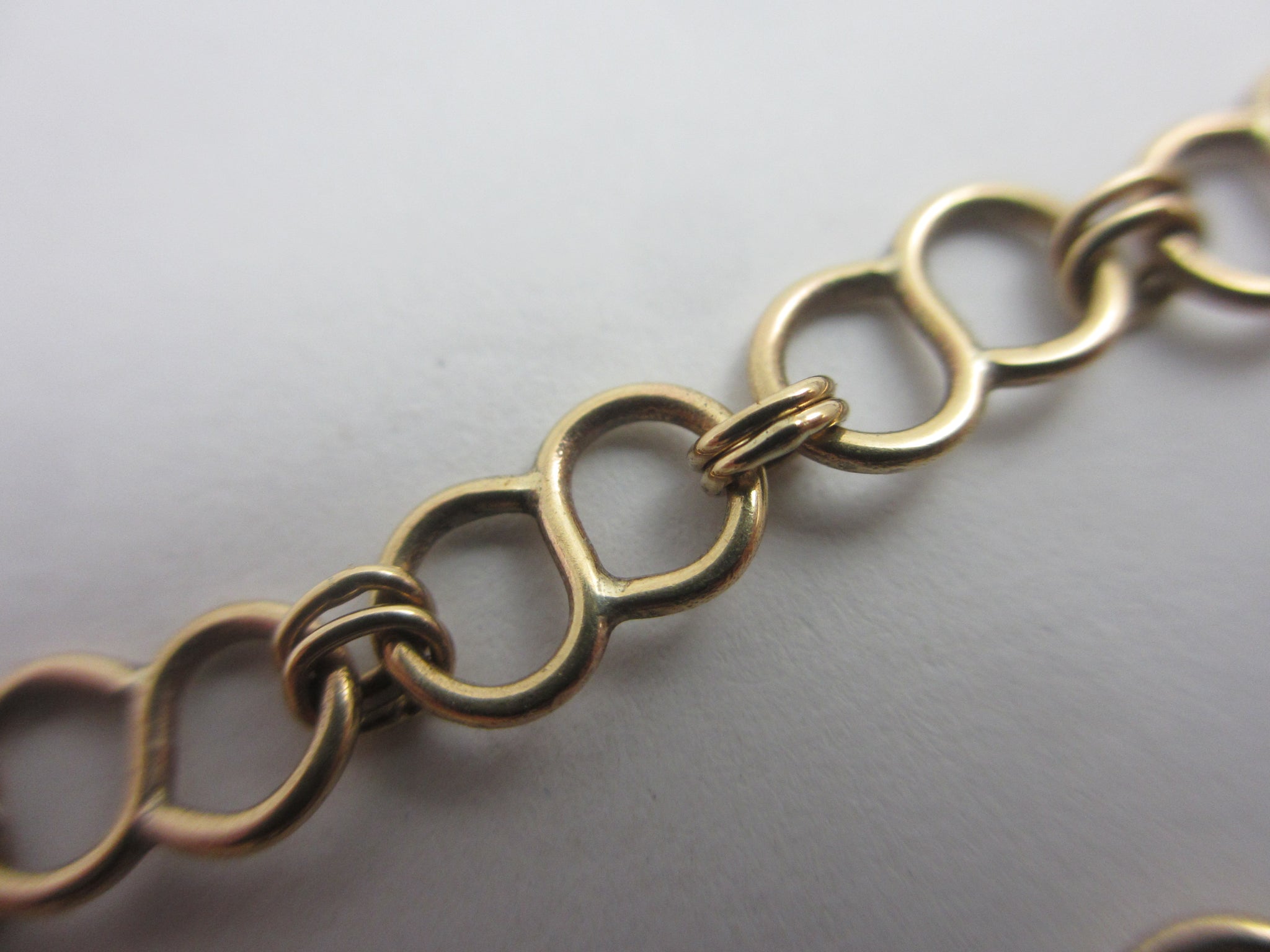9k Gold Chain Necklace 44.0cm / 17.3" Vintage c1980