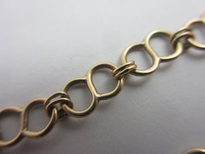 9k Gold Chain Necklace 44.0cm / 17.3" Vintage c1980