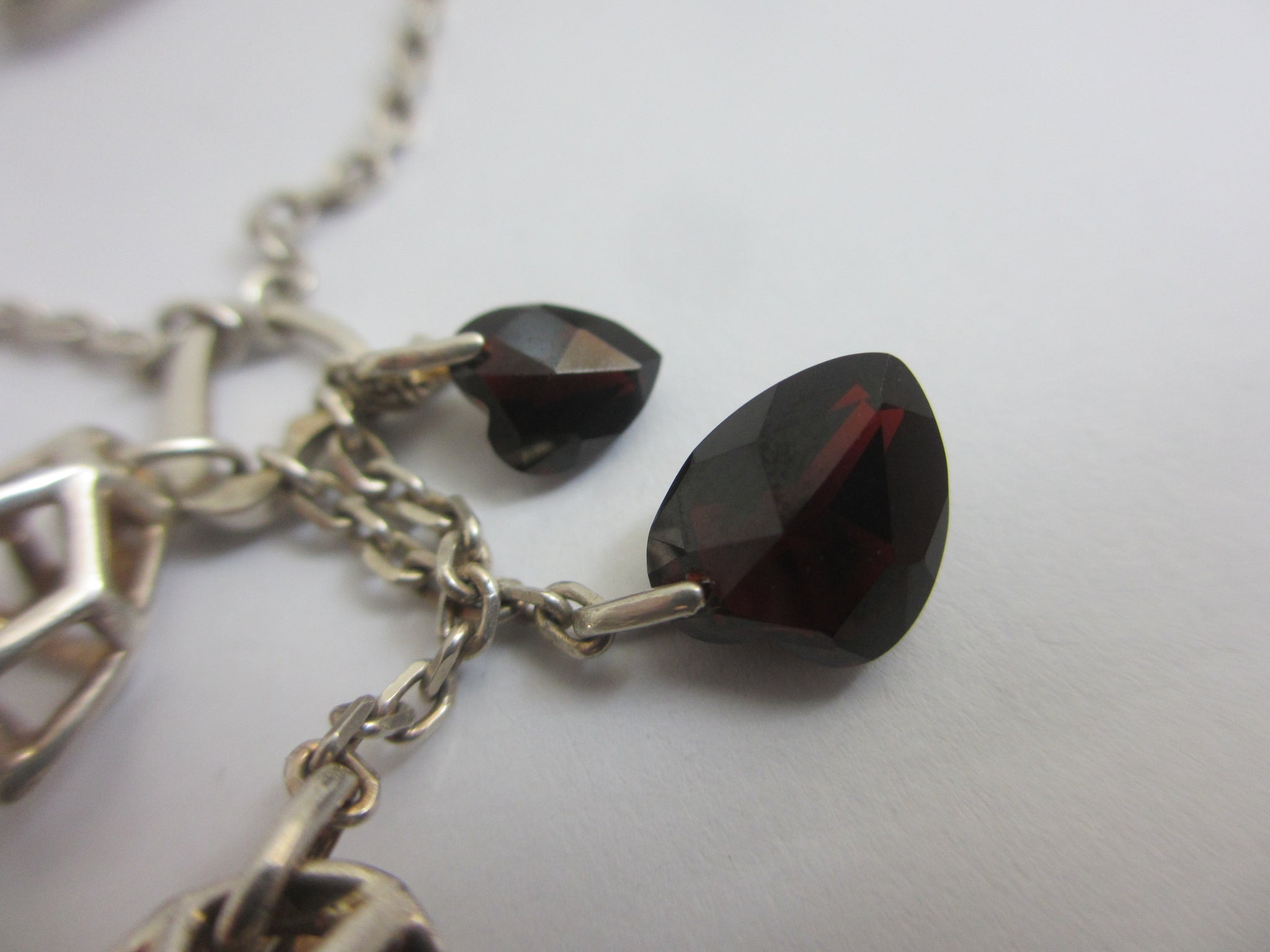 Dangling Heart Sterling Silver Pendant Necklace Links of London Vintage