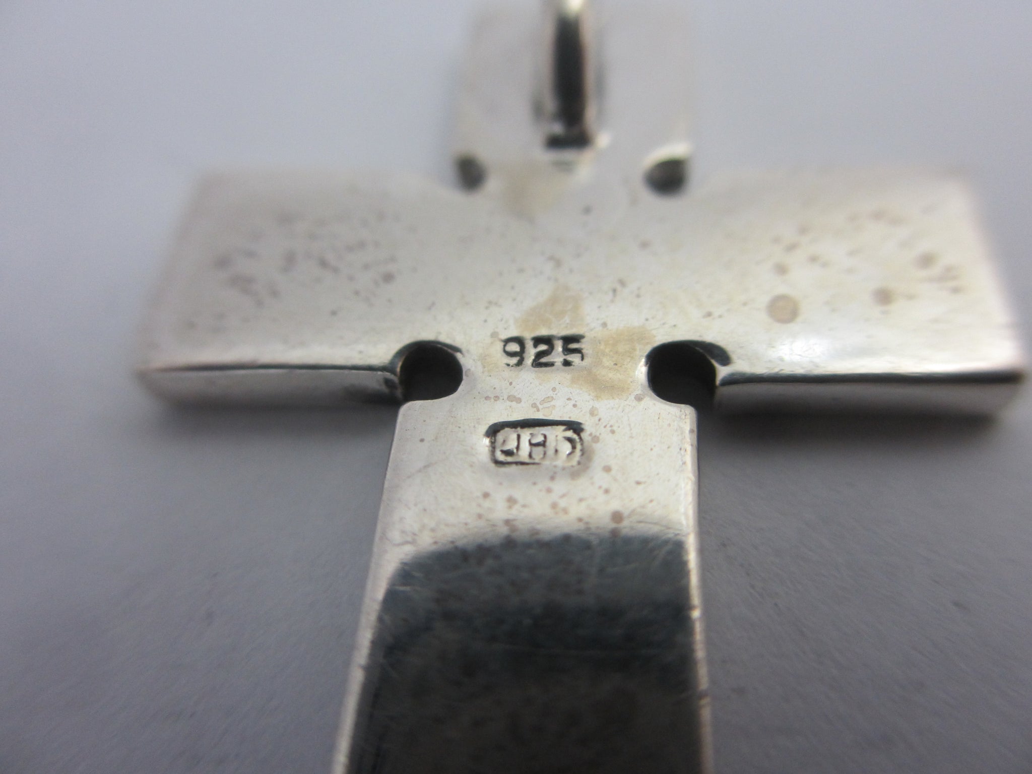 Celtic Cross Sterling Silver Pendant Vintage c1980