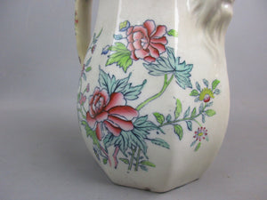 Copeland Polychrome Mask Face Jug Antique c1890 Victorian