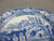 Early Blue & White Ceramic Plate With Cows Grazing Antique Georgian c1810