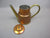 Hammered Copper & Brass Miniature Watering Can Antique Victorian c1890