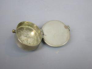 Mexican Sterling Silver & Abalone Pill Pot Vintage c1970