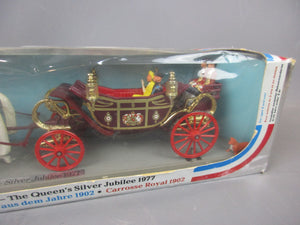 Corgi 1902 State Landau Horse & Carriage Toy In Box Silver Jubilee Vintage c1970