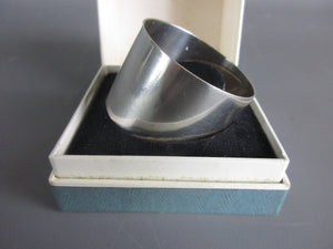 Mappin And Webb Plain Sterling Silver Napkin Ring Vintage