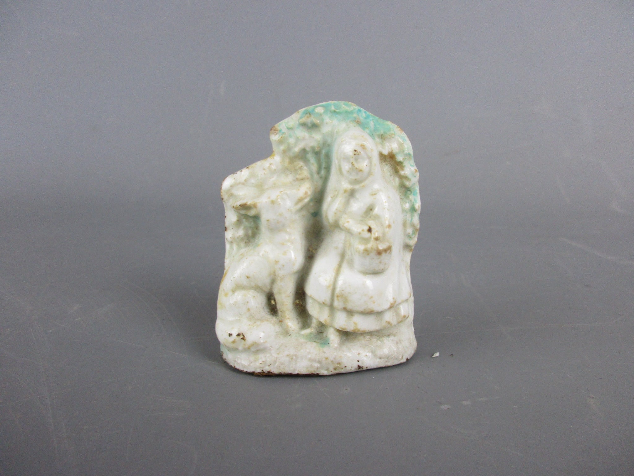 Staffordshire Little Red Riding Hood Figurine Antique 19th Century
