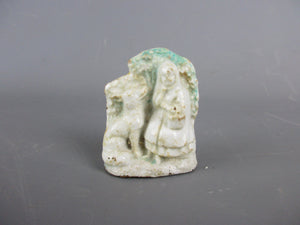 Staffordshire Little Red Riding Hood Figurine Antique 19th Century