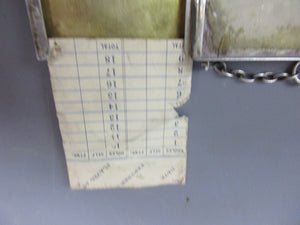 Sterling Silver Golf Score Card Case Antique Edwardian London 1903