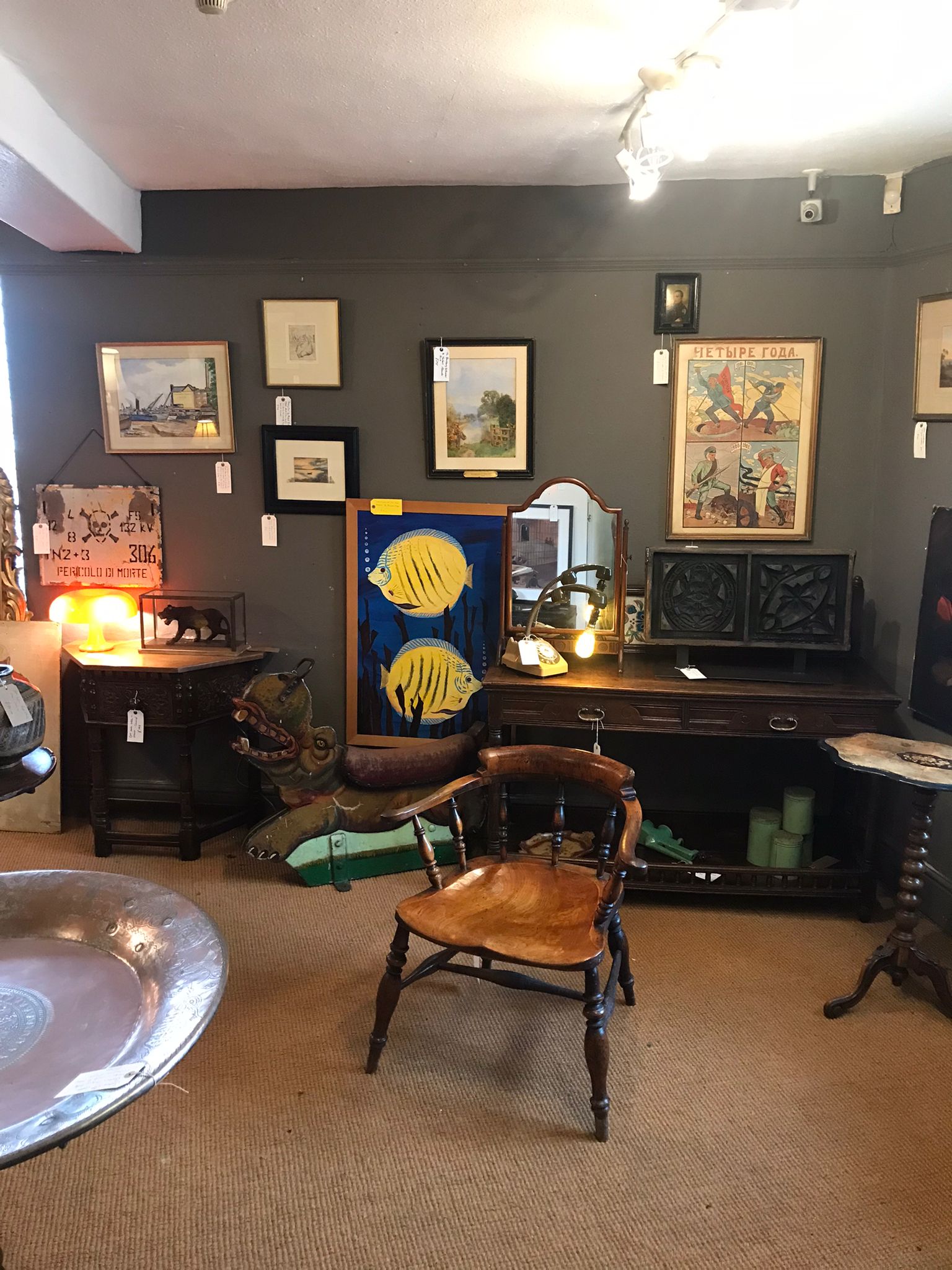Hawkwood Antiques has done so well he has expanded